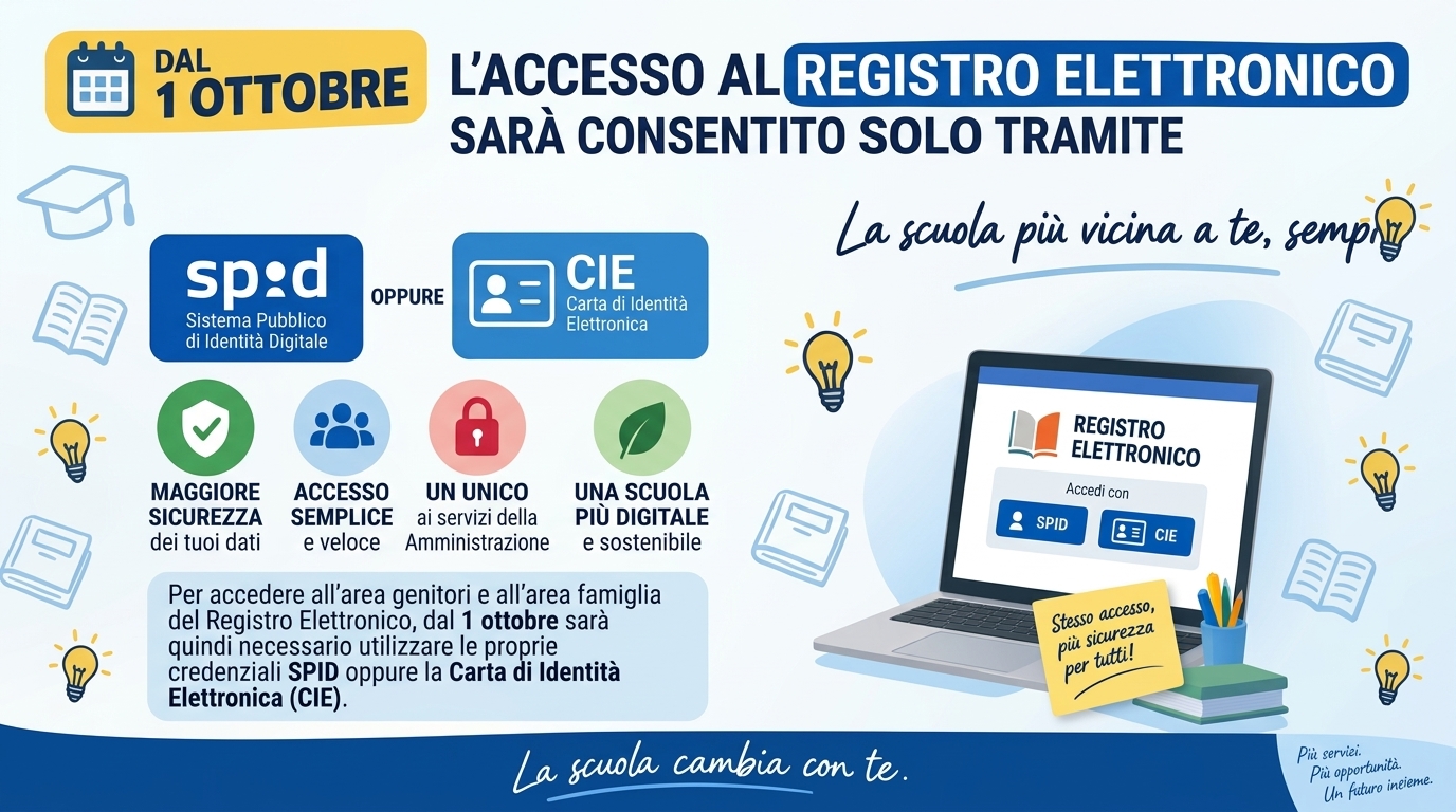 Circ.17-Accesso al Registro elettronico esclusivamente tramite SPID/CIE dal 1° ottobre 2026